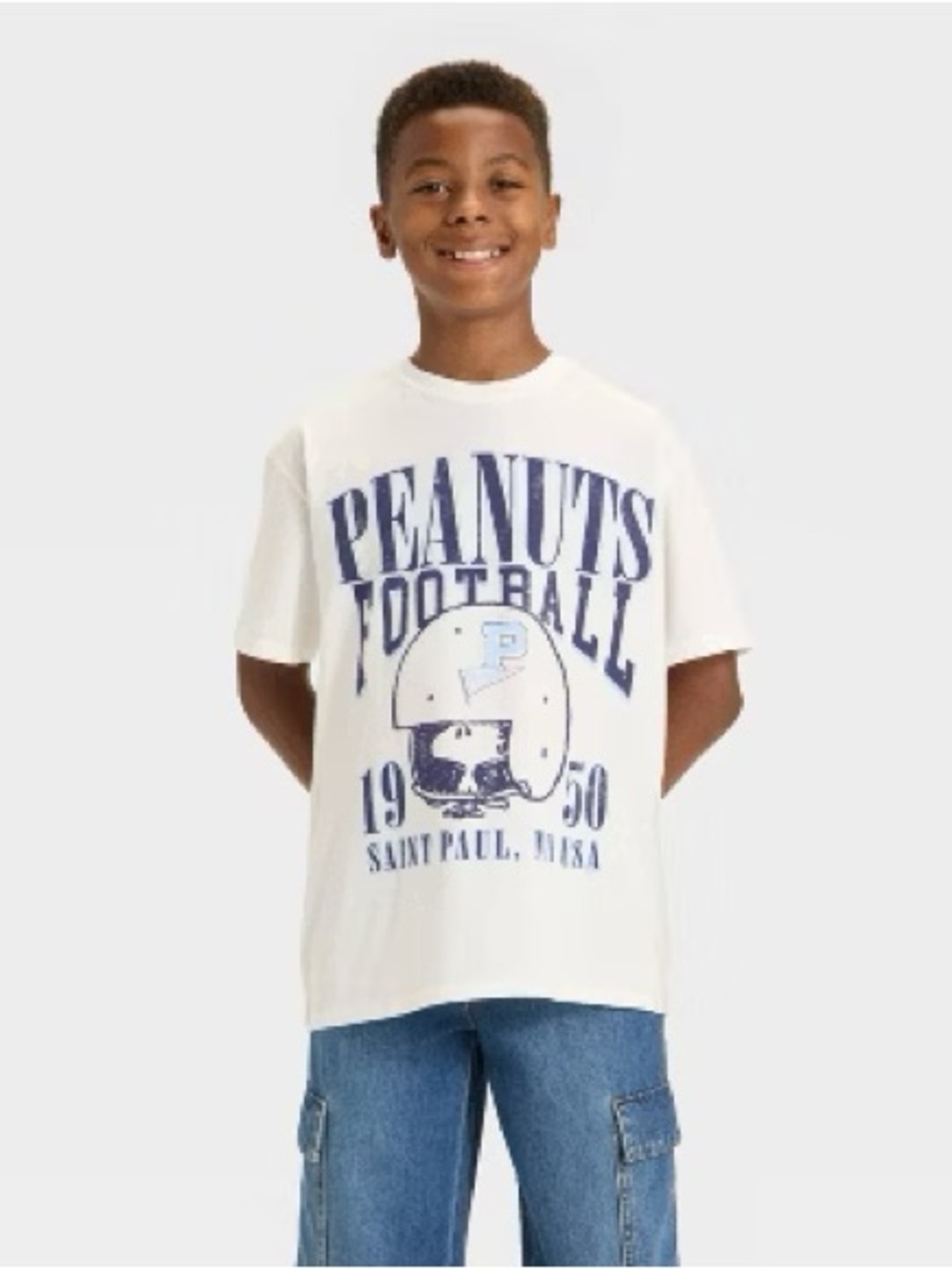 PEANUTS FOOTBALL BOYS TSHIRT